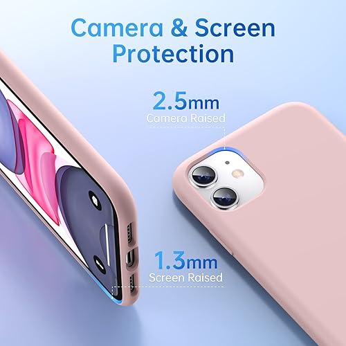 Miniatura 5 de Olialia Funda para iPhone 11, compatible con MagSafe forro de microfibra suave a prueba de golpes, funda delgada para teléfono de 6.1 pulgadas