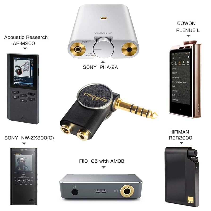 ポータブルヘッドホンアダプターケーブル 6N Amazon.co.jp: GUCraftsman 3.5mmステレオオスから2.5mmバランス