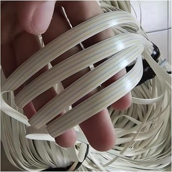 500g Synthetic Rattan Weaving Material, 8mm Flat Plastic Rattan Faux Wicker Repair Supplies for Knit and Repair Home Furniture Chair Table Storage Basket Flat - Beige