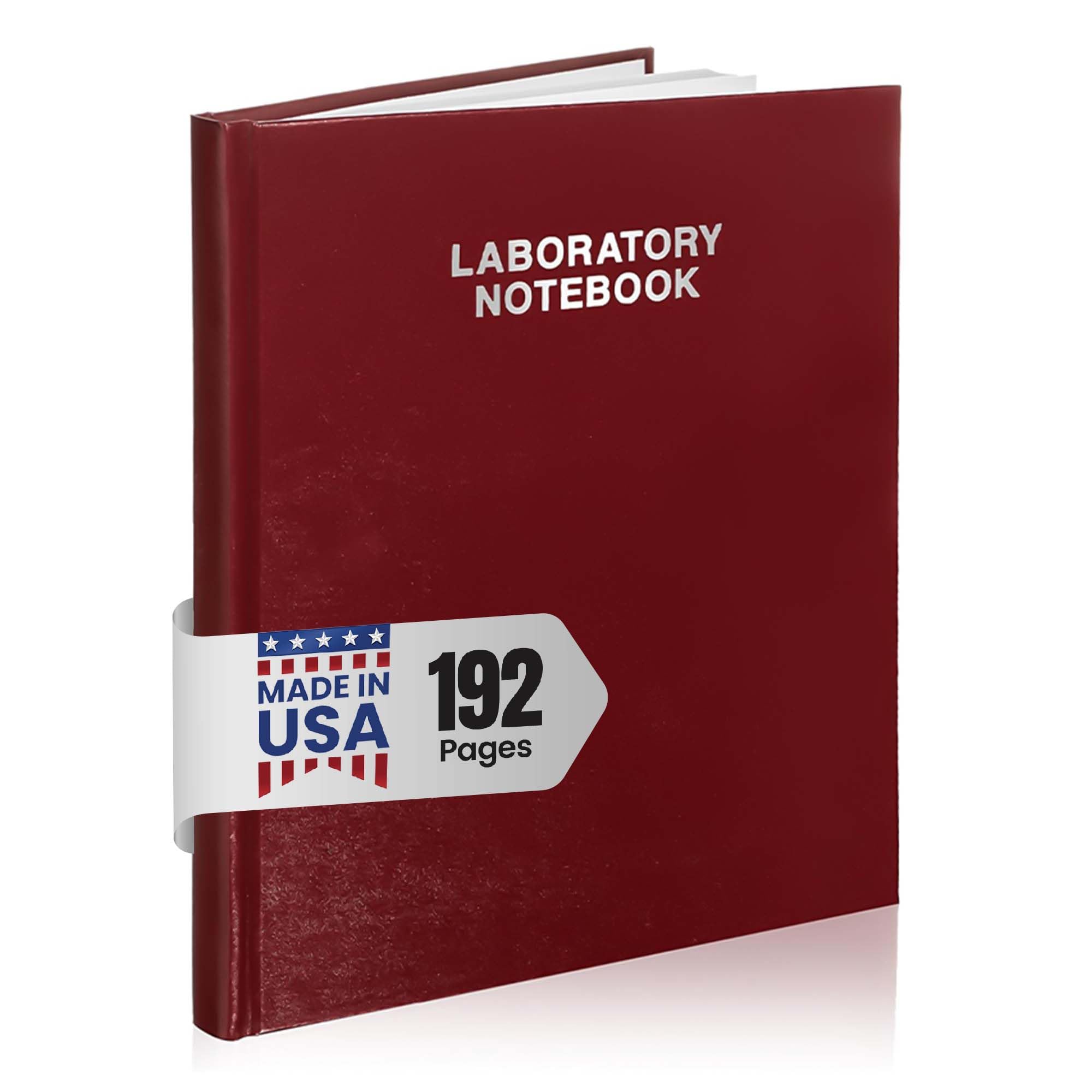 Scientific Notebook Company , Laboratory Notebook, 192 Pages 3001HC Burgundy Hard Cover