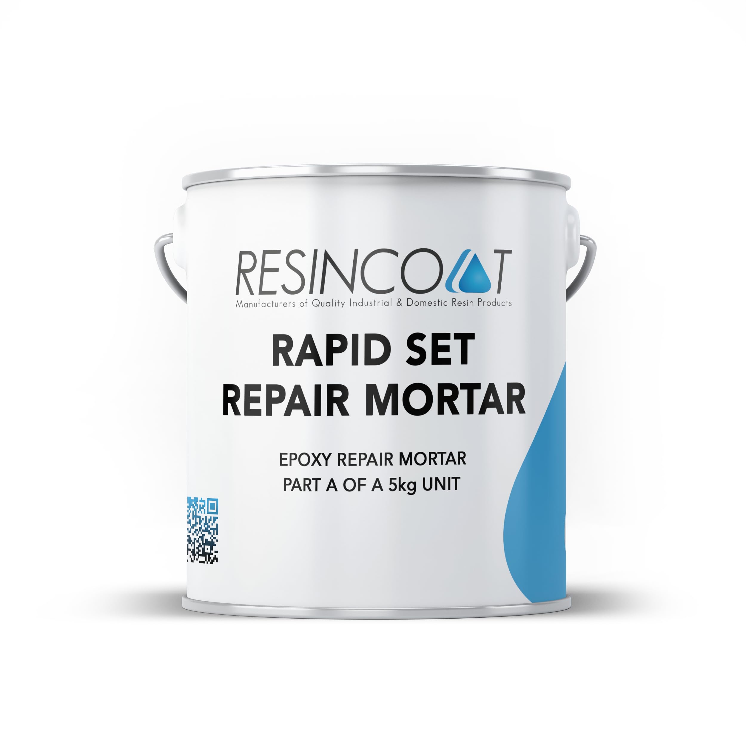 Resincoat Rapid Cure Epoxy Concrete Repair Mortar, Stronger Than Concrete, DIY Friendly, Interior & Exterior Repairs (10Kg, Dark Grey (Slate Grey))