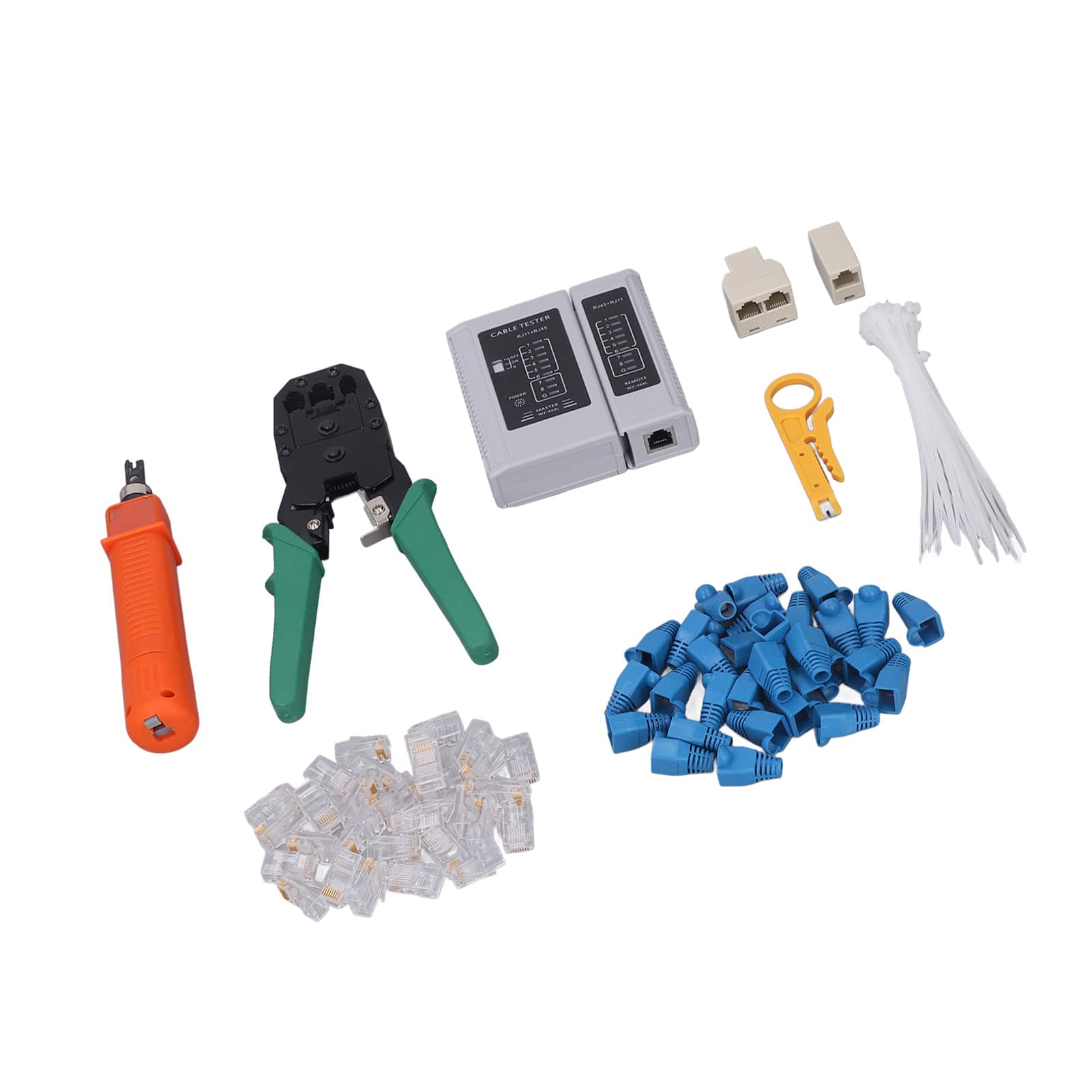 FTVOGUE Kit d'outils de Réparation de Réseau, Ensemble de Sertissage de