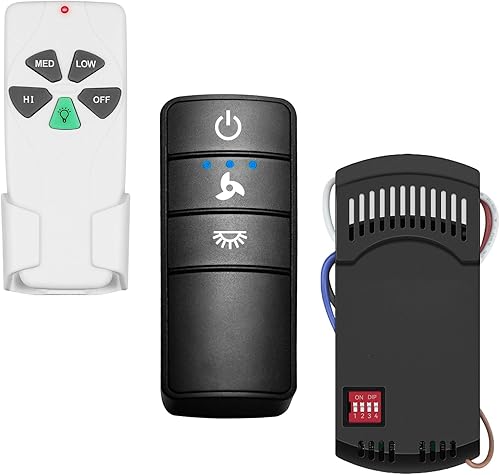 Mando a distancia universal para ventilador de techo para Hampton Bay, Harbor Breeze, Hunter