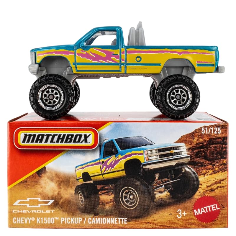 Image of Hot Wheels 2026 Match Box Chevy K1500 Pickup for 3 Years & Above 51 /125 (Multicolor)