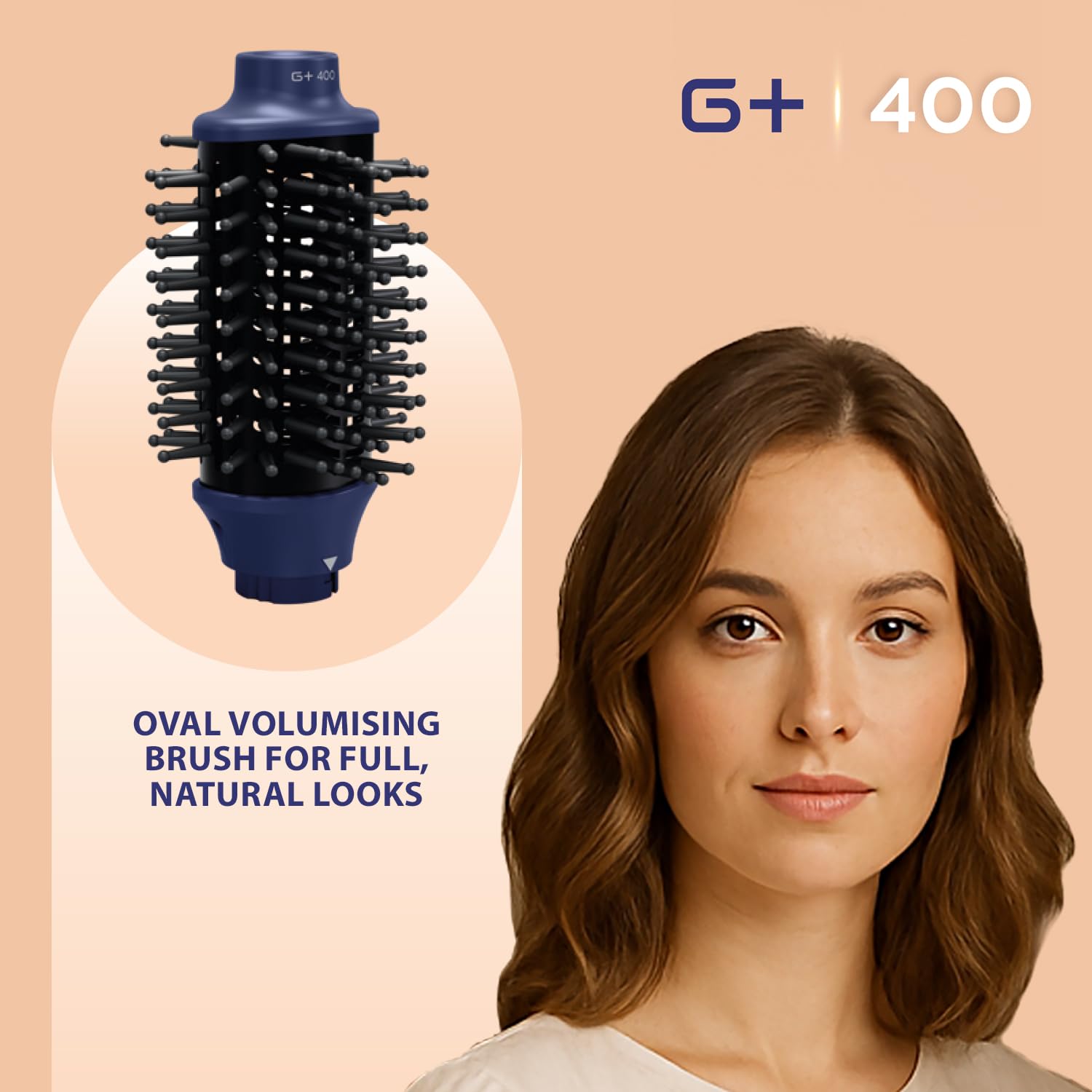 G+400 Multistyler 7-w-1 Gammapiù | Profesjonalna Lokówko-Suszarka/Suszarko-Lokówka z Cyfrowym Silnikiem, Dyfuzorem i Szczotką Dodającą Objętości | Stylizator do Włosów