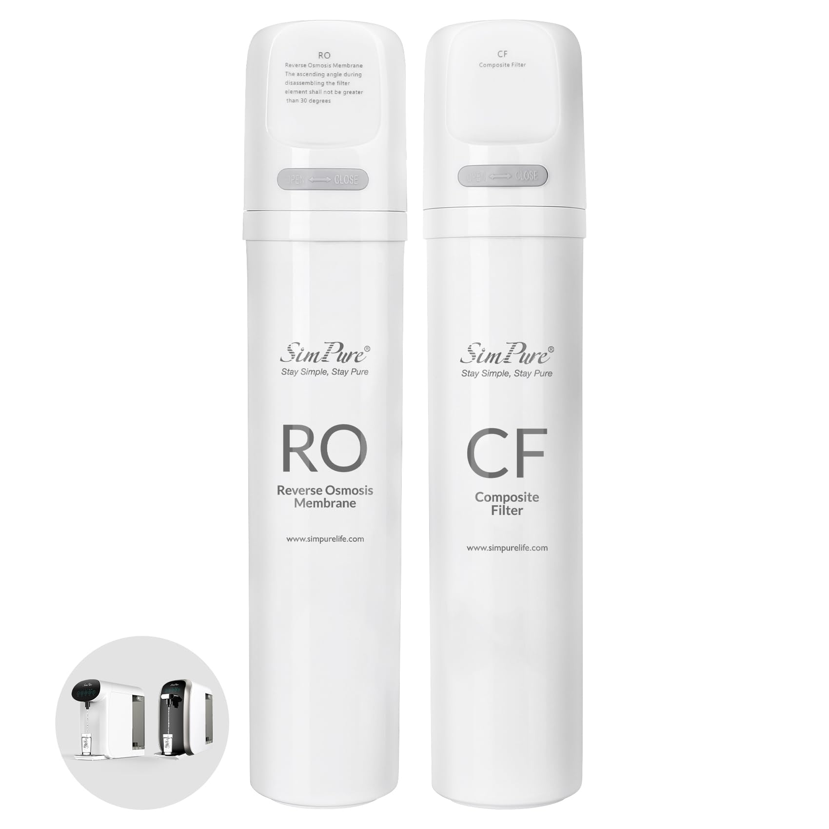 SimPure Y7P Filter Replacement - Purified Water -9