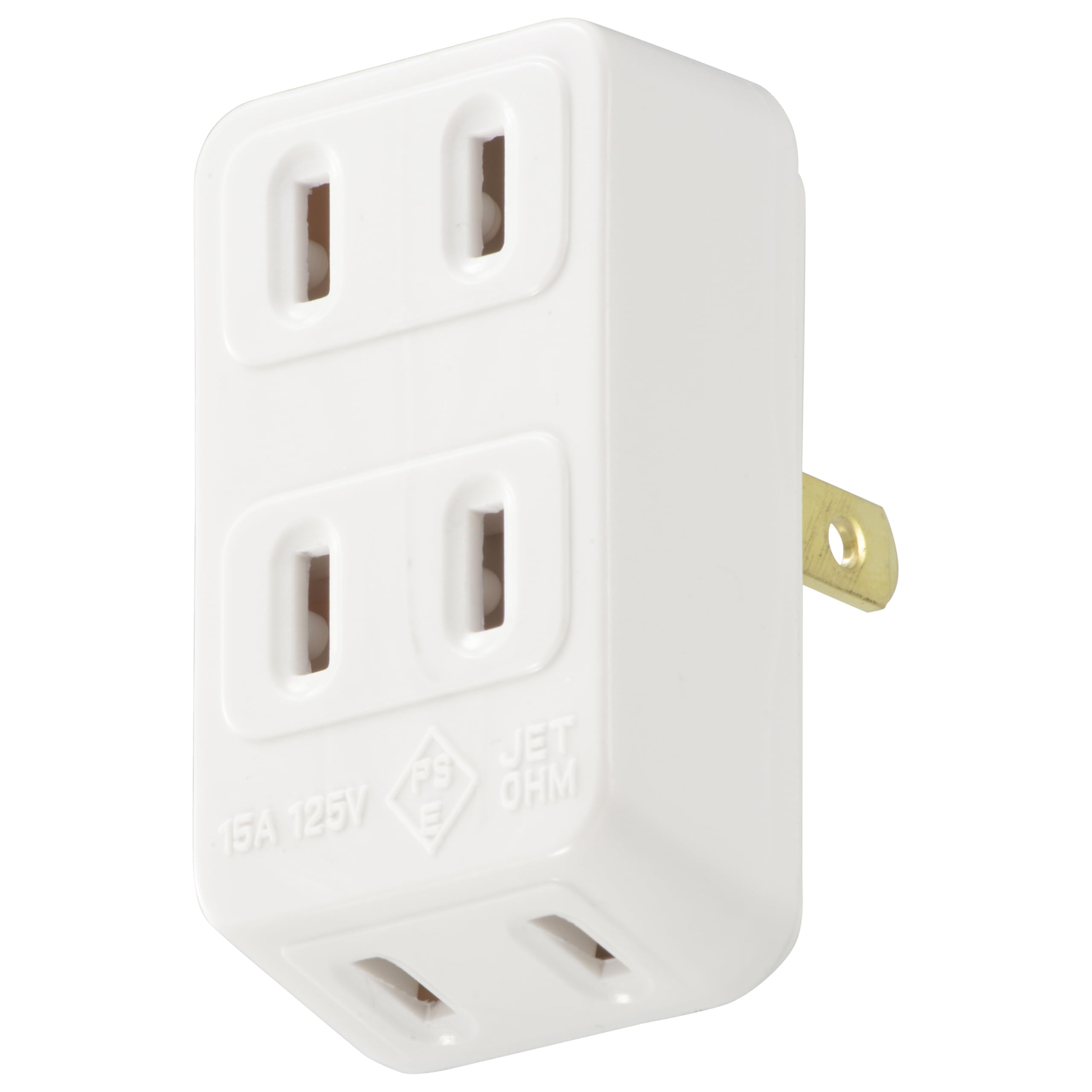 Amazon.co.jp: オーム(OHM)オーム電機 電源タップ 3口L型タップ 白