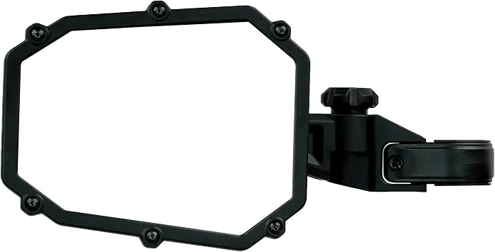 ATV TEK, UTVMIR-ES1, Elite UTV Deluxe Single Side Mirror with Dual Axis Breakaway - Round Tube & Profiled roll cages