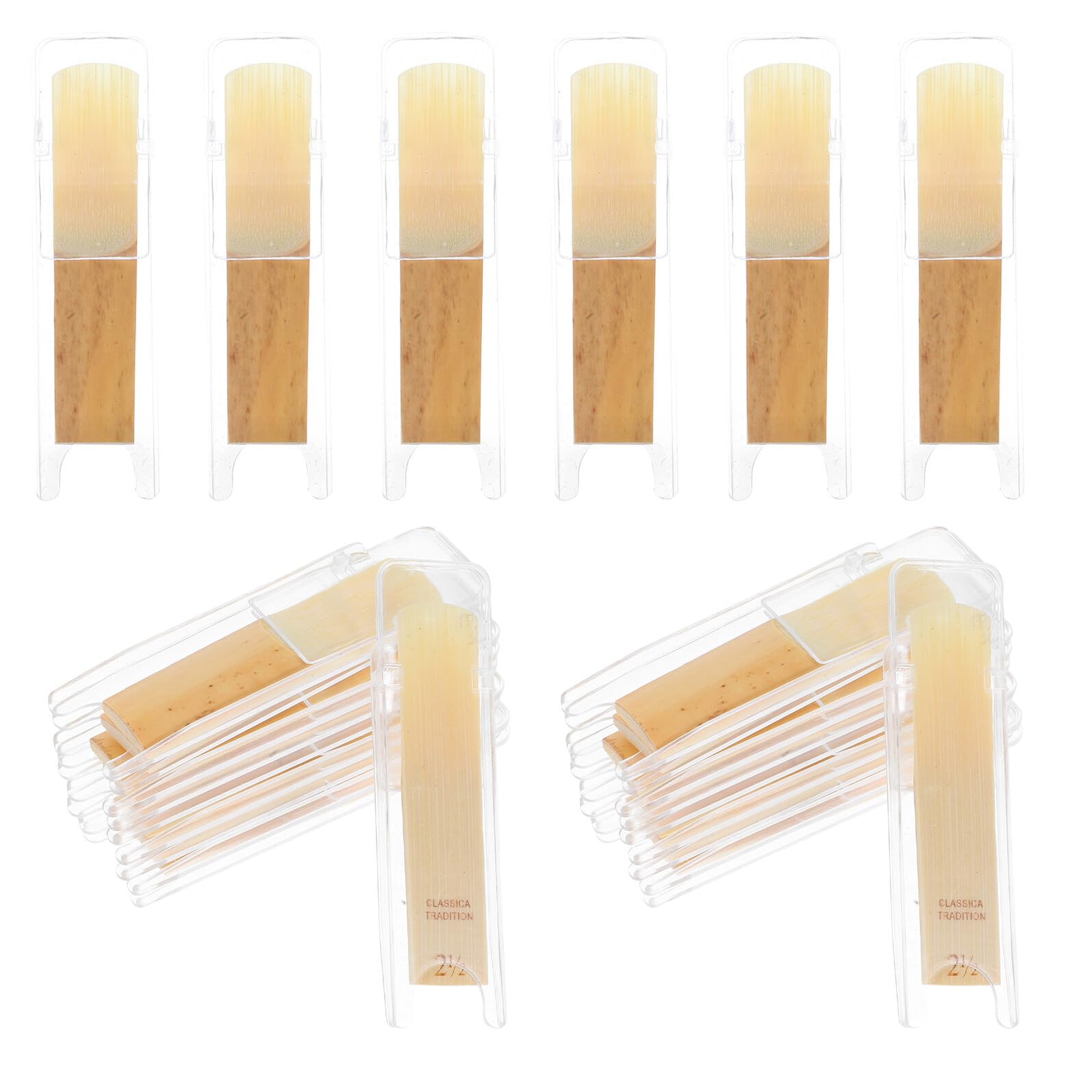 Anches de saxophone soprano en lot de 30 pièces détachées pour instruments à vent - 8