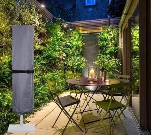 image for CoverFml Patio Umbrella Cover-420D Waterproof Outdoor Umbrella Cover-F