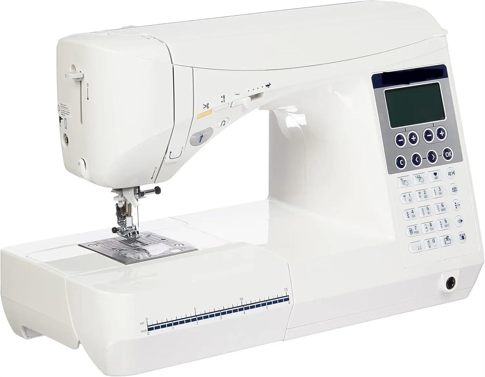Edede One Color Sewing Machine, Multifunctional Computer Sewing Machine, Intellint Operation, Overlock And Buttonhole Sewing Machine