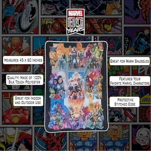 Couverture polaire Marvel idée cadeau idéale pour fan de BD - 3
