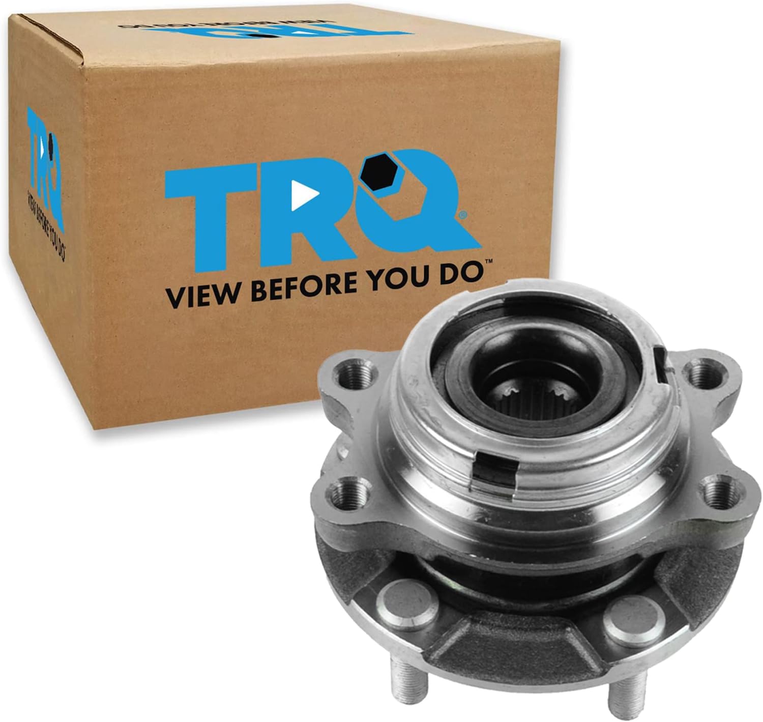 TRQ Front Wheel Bearing & Hub Assembly for Infiniti G37 AWD (front)