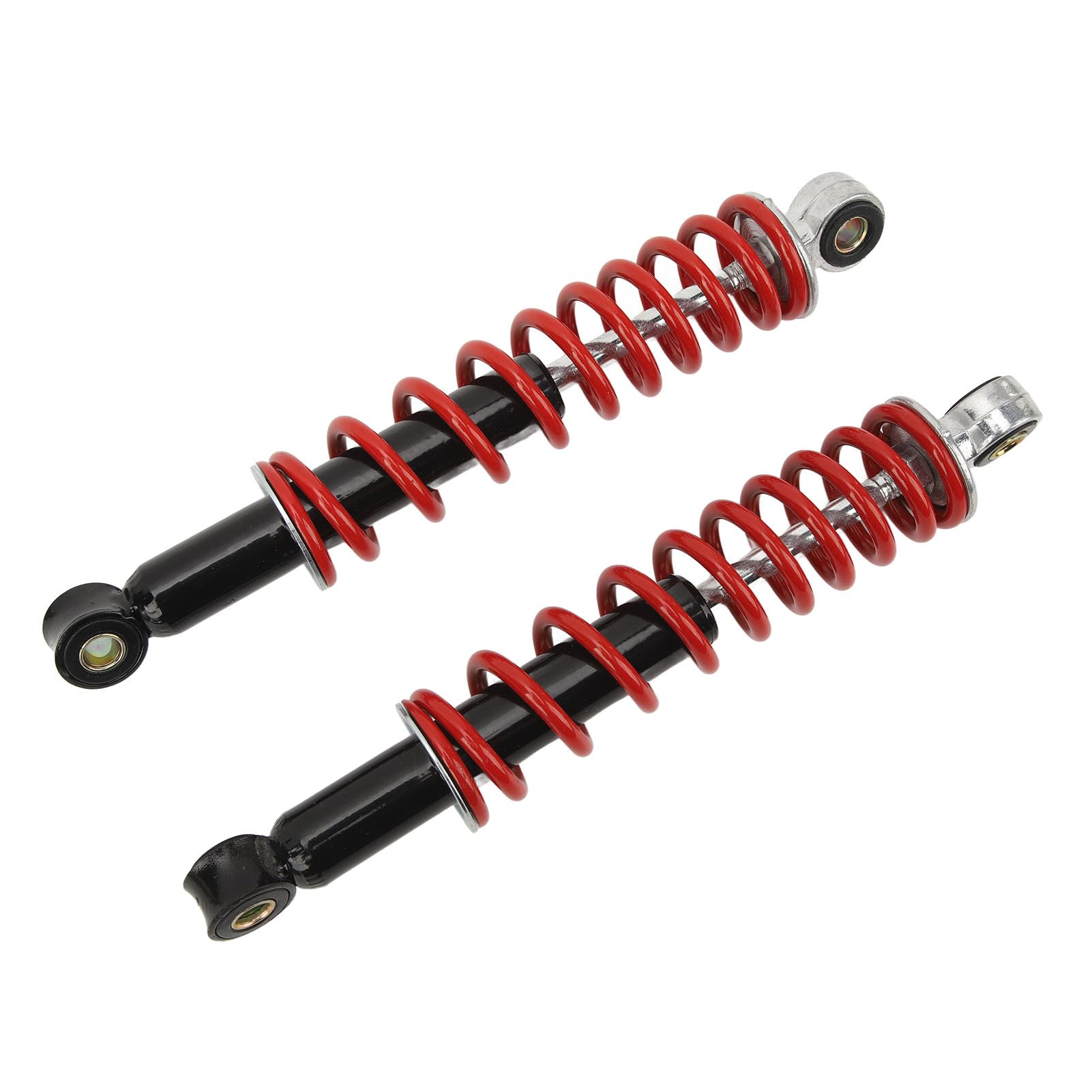 Amortiguador de Motocicleta de 2 Uds, 270mm 10mm Agujero Suspensión de Amortiguación, Amortiguador de Resorte para Dirt Pit Bike ATV Go Kart de 50cc a 125cc