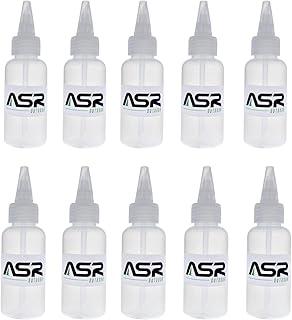 ASR Outdoor (10 Pack) 3oz Plastic Heavy Duty Gold Snifter Bottle with Nozzle