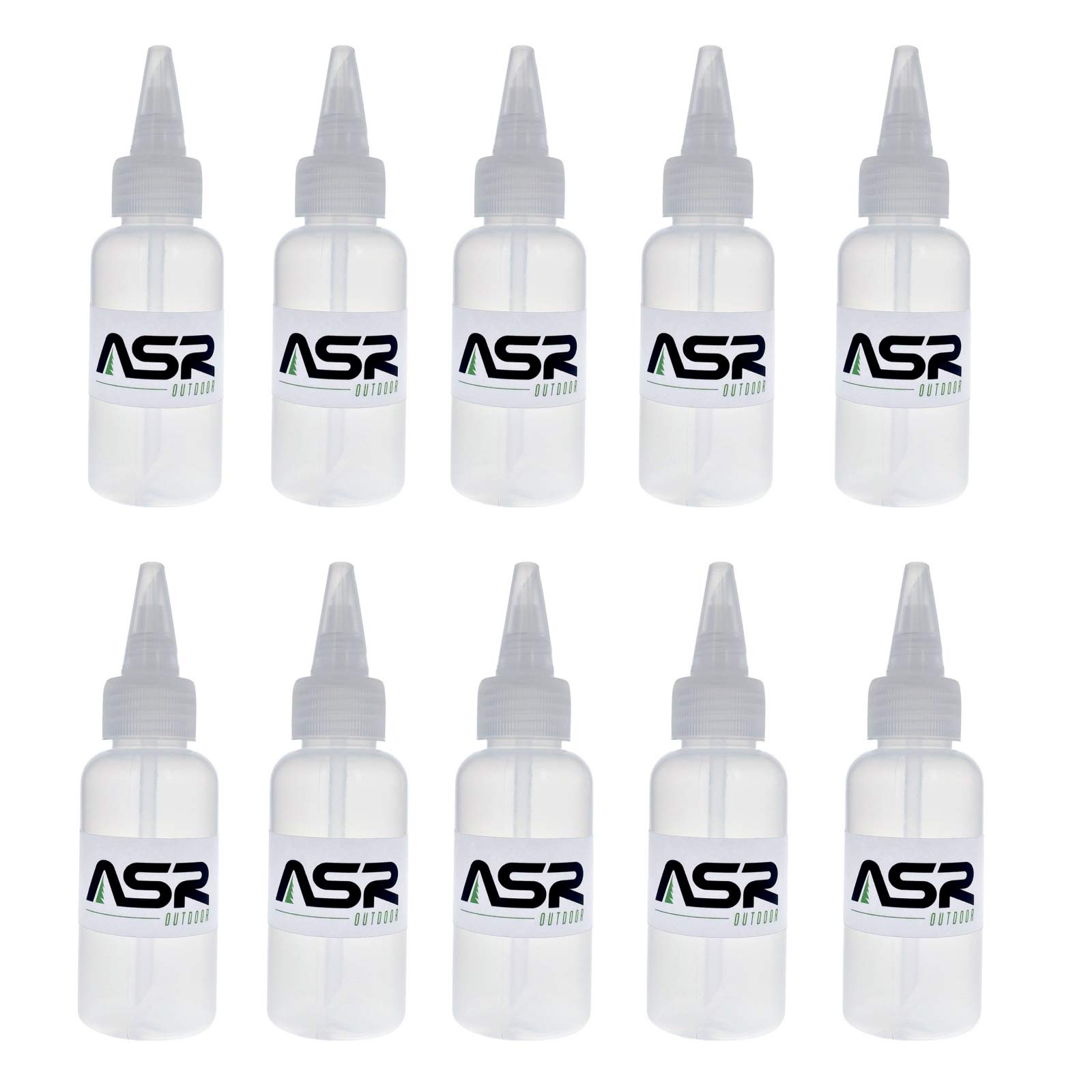 ASR Outdoor 10-Pack 3oz Gold Snifter Bottle with Nozzle