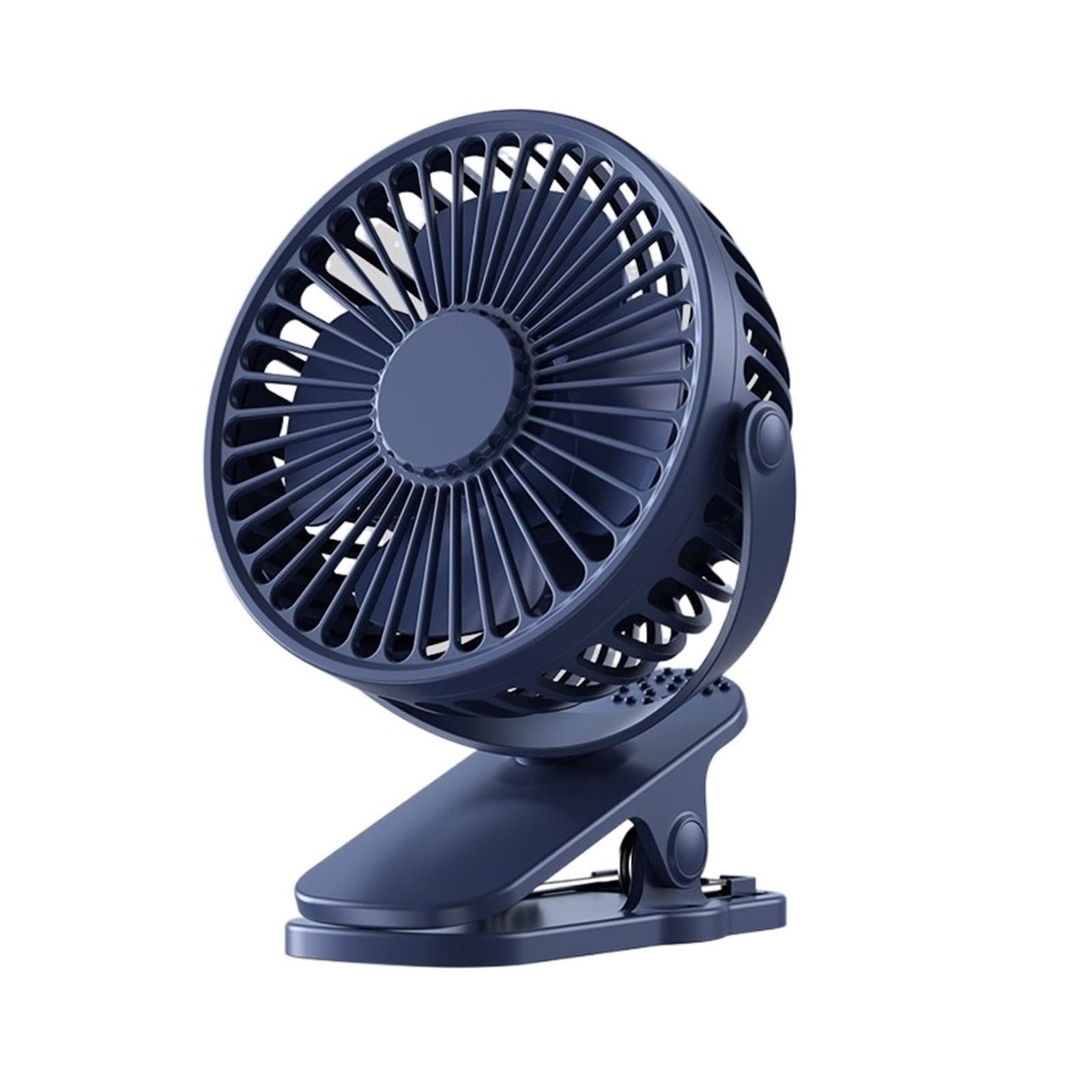 Mini ventilatore portatile con clip, ventilatore elettrico ricaricabile tramite USB, dispositivo di raffreddamento silenzioso, ideale per dormitorio, ufficio domestico, viaggi, design piccolo e