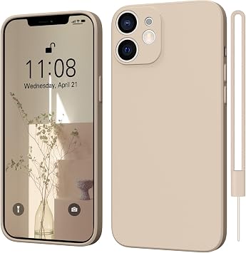 ORDA for iPhone 11 case Silicone 6.1 for iPhone 11 2019 Soft Gel Rubber Cover Ultra Slim case Anti-Scratch Compatible with iPhone 11 cover Khaki