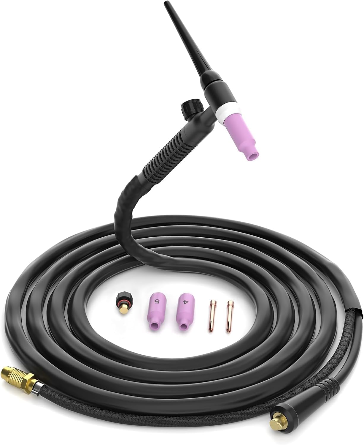 200Amp TIG Welding Torch WP17V 4M TIG Welder Gun Air Cooled SR-17V with 10-25R Quick Connector Plug for Lift TIG