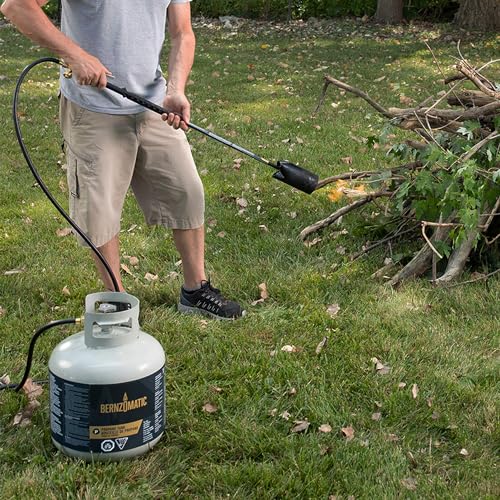 Bernzomatic 20 lb Grilling Propane Tank - with or Without Fuel Capacity Gauge - Made with Easy Threading and Durabond Coated for Durability - Made in The USA (with Gas Gauge)
