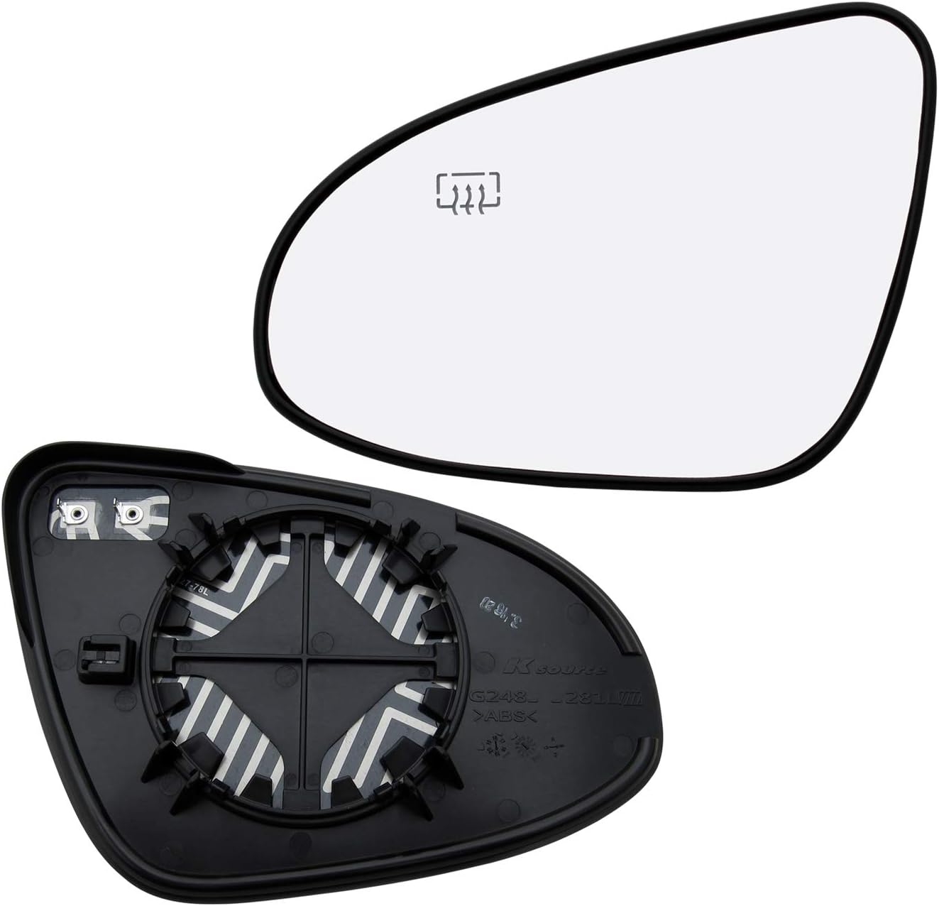 Driver Side Mirror Glass Replacement For 2014 2015 2016 2017 2018 2019 Toyota Corolla Sedan Left Rear View Mirrors Power Heated 8796102F30 TO1324117