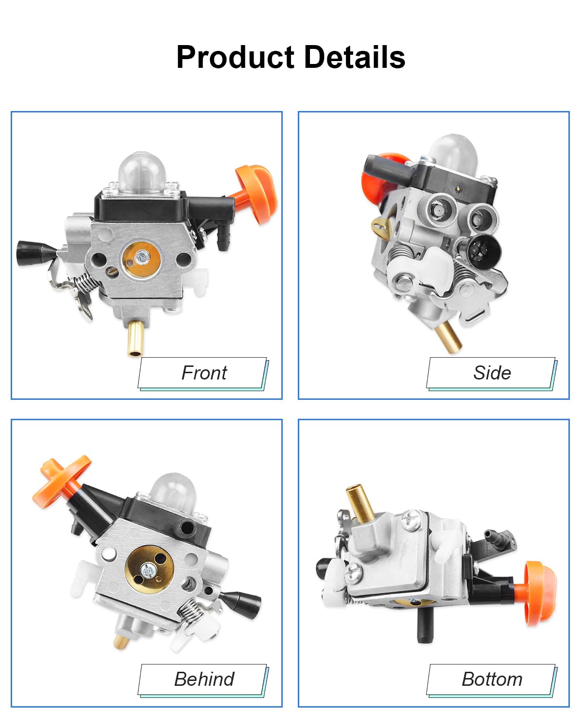 Kit Carburateur Avec Filtre à Air Pour Débroussailleuse Stihl FS131, FS311, KM131...