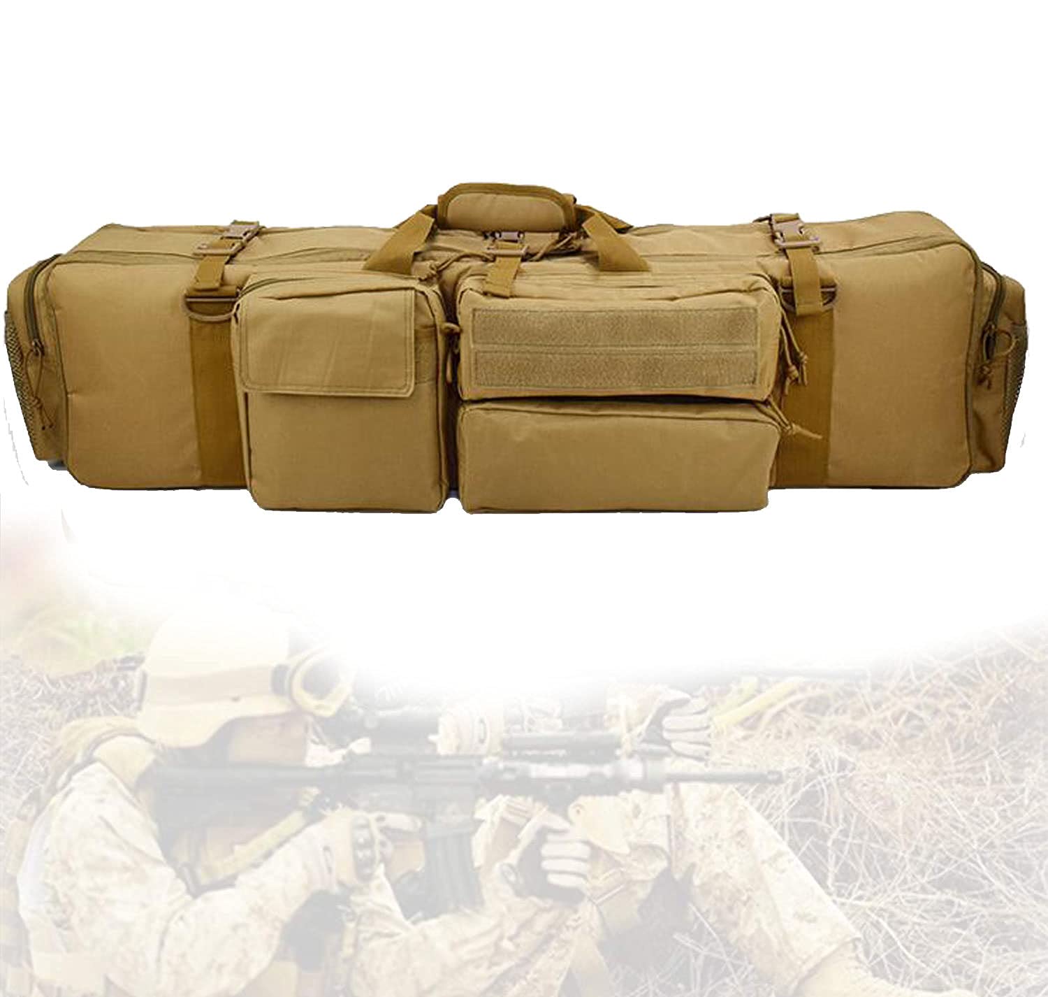 Sac de fusil d'épaule tactique en tissu haute densité pour la chasse active