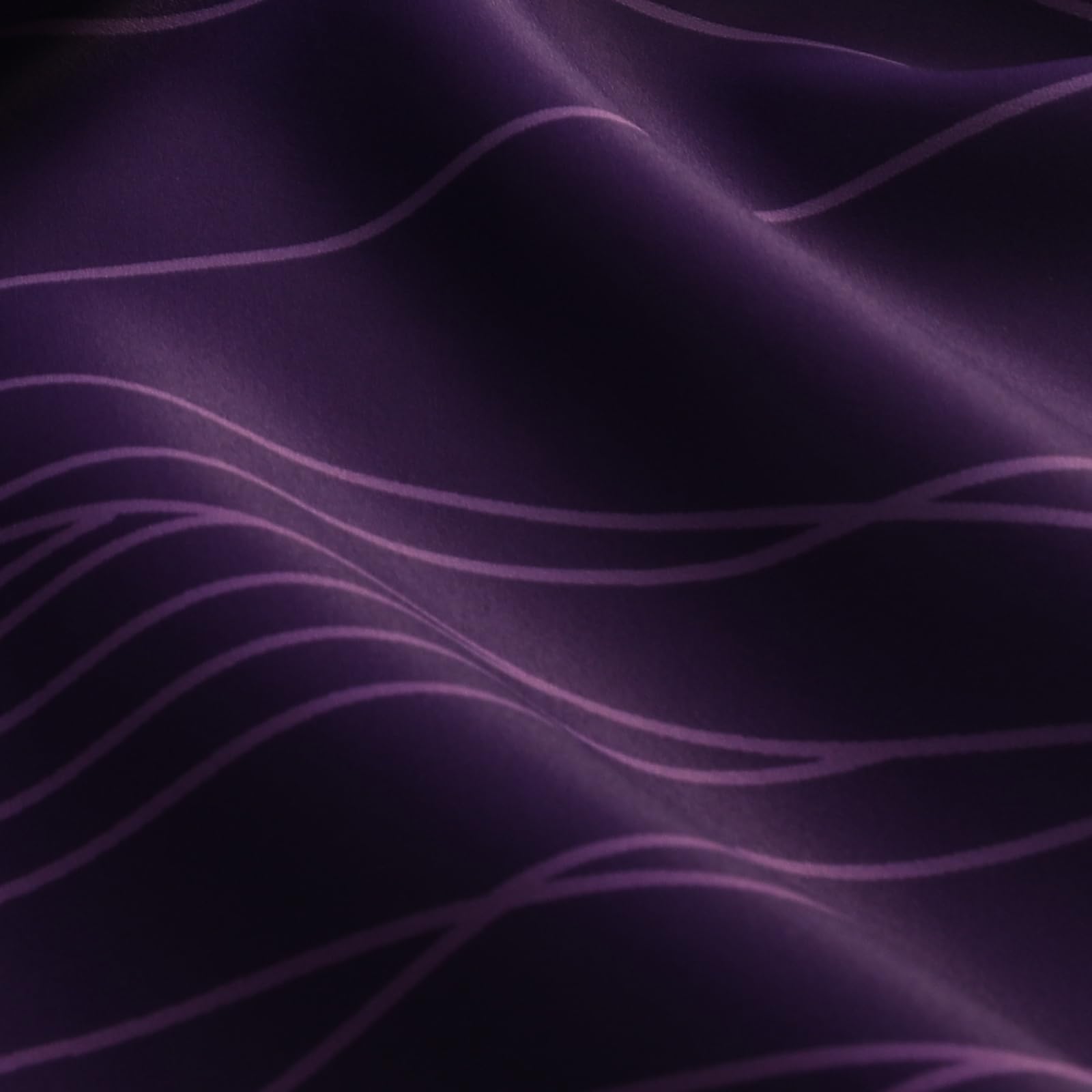 2 panneaux occultants doux à isolation thermique avec œillets pour salon, chambre d'enfant, 132 x 229 cm (l x L), dégradé violet et blanc grisâtre