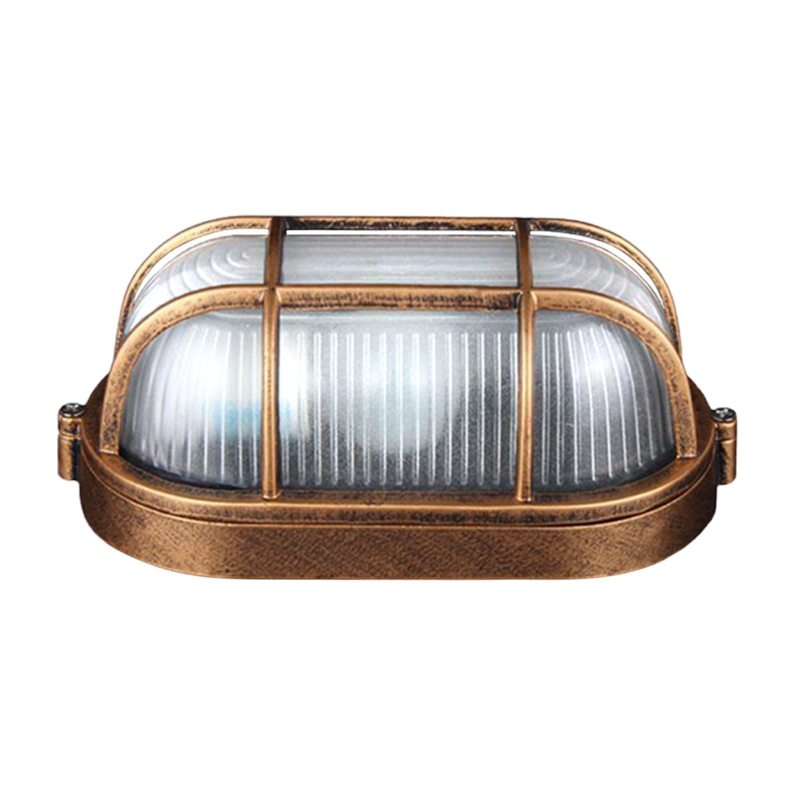 SECRET DESIRE™ Outdoor Wall Light Metal Glass Ip65 Waterproof Nautical Wall Light for Porch Bronze-image-33