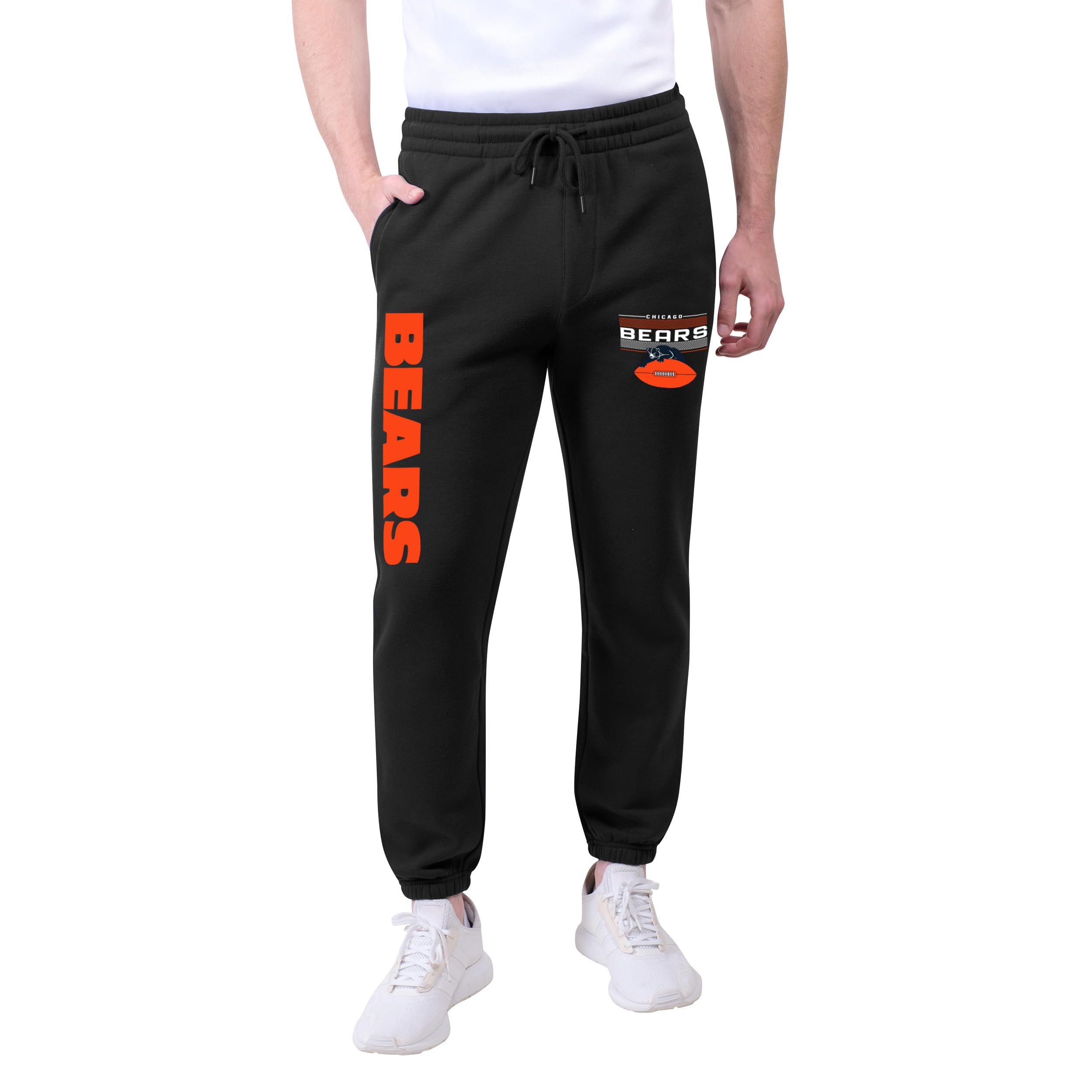 Ultra Game Men's NFL Official Super Soft Game Day Jogger Sweatpants