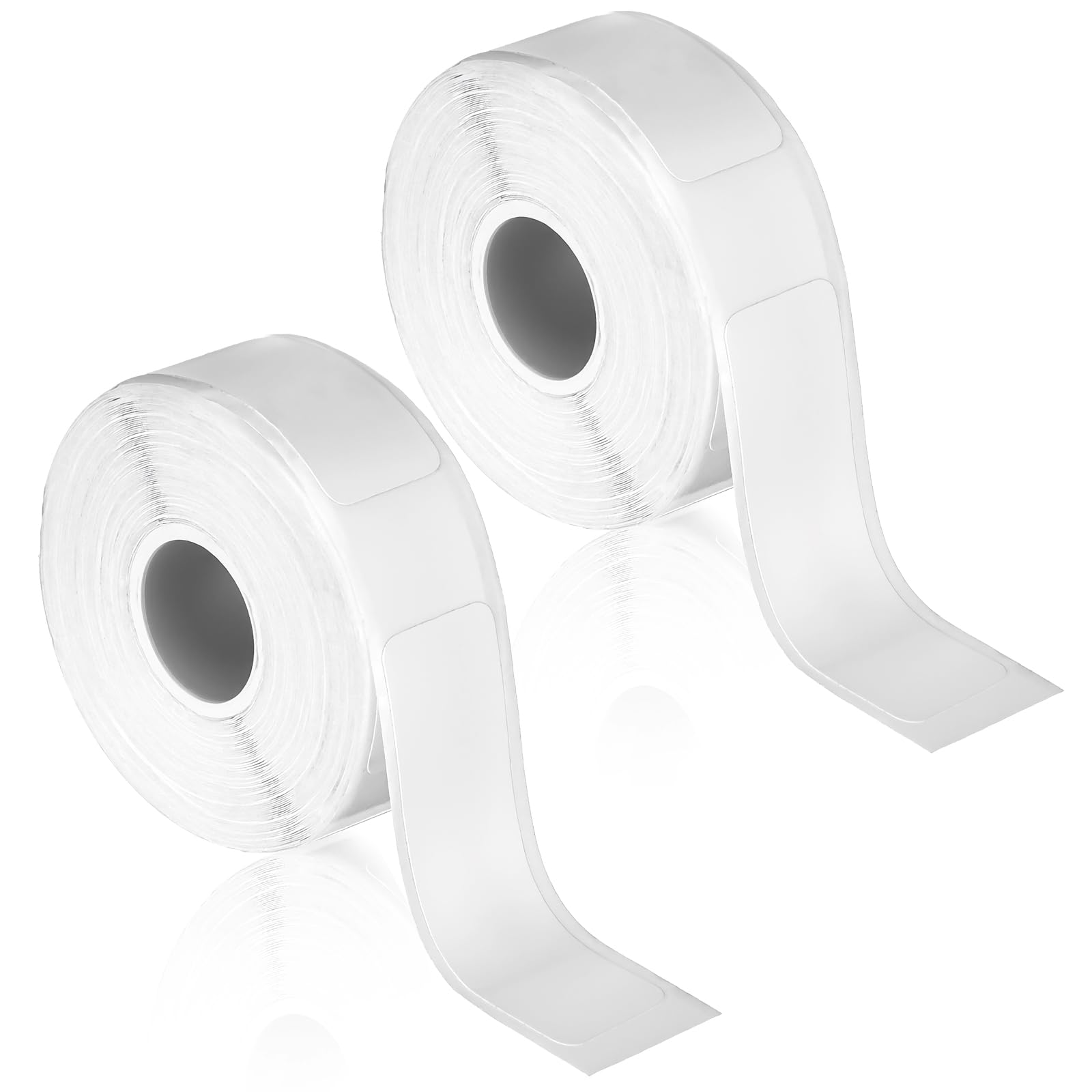 Nogeqi 320 Pcs D30 Labels Tape 14 x 40mm Thermal Printer Labels for Phomemo D30 D32 D35 Q30 Q30s Q31, Print Master Label Refill for Office Home Shcool, 160 / Roll, White