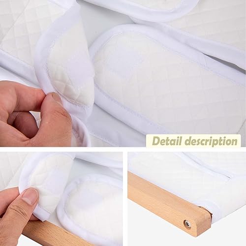 Miniatura 5 de Montessori - Juguetes de madera para vestirse, tabla de aprendizaje para aprender habilidades básicas de vestir botones, broches de presión,