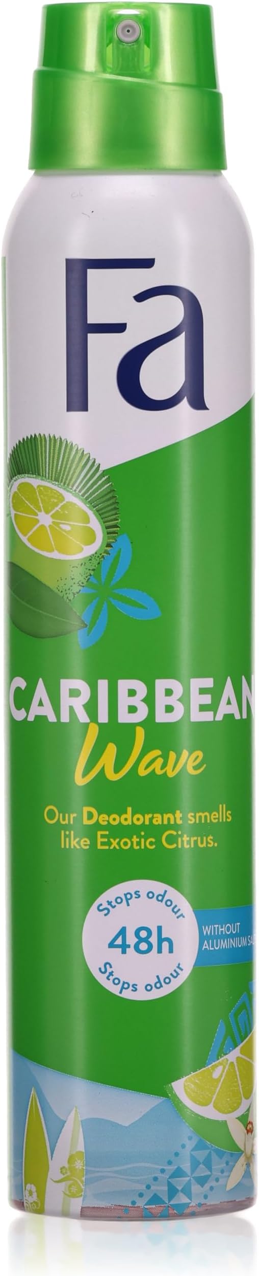 Fa Deodorant 6.75oz Spray Caribbean Lemon (Green)
