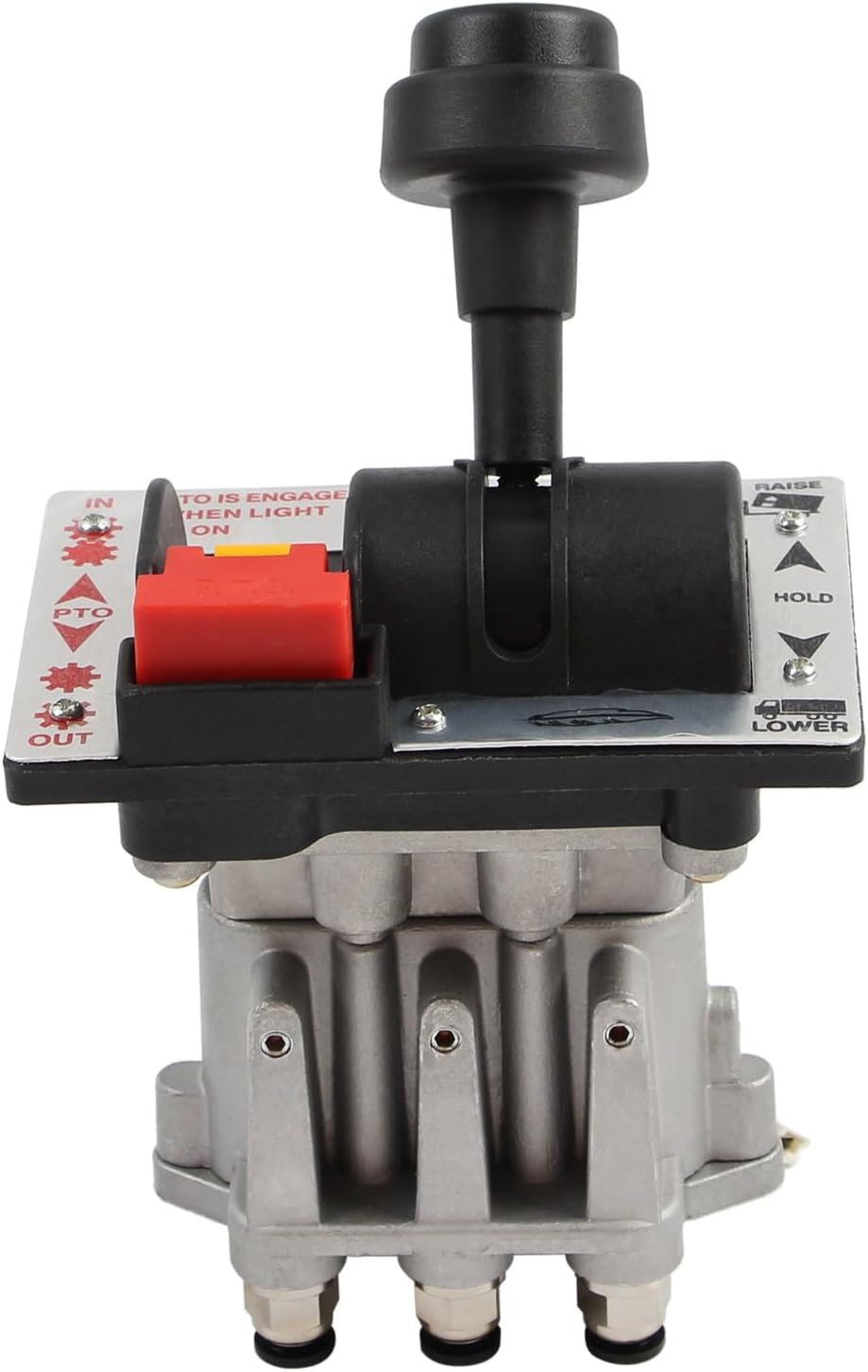 PTO Switch Control Dual Valve Air Set for Truck Tipper Dump Pump, Hydraulic Flow Control Valves with Kickout & Console Tower 4 Gear & Air Tube