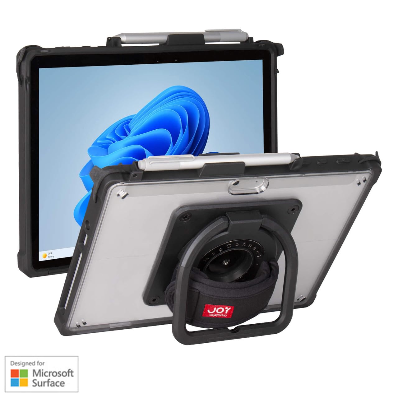 Amazon | The Joy Factory Surface Go 4 耐衝撃 衝撃吸収 タブレット
