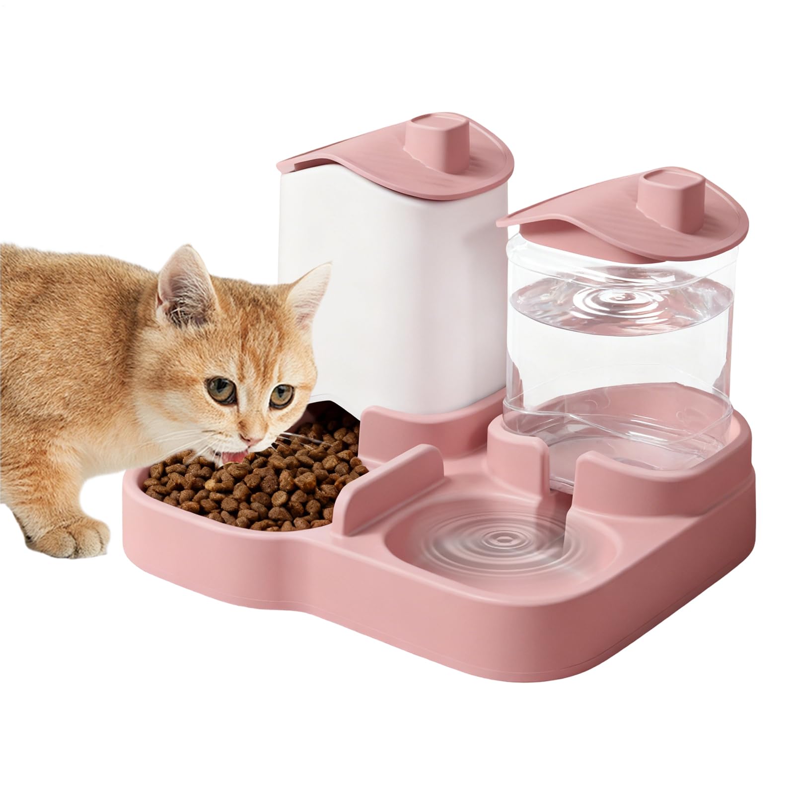 Distributeur automatique nourriture chat mangeoire eau lapin chiot