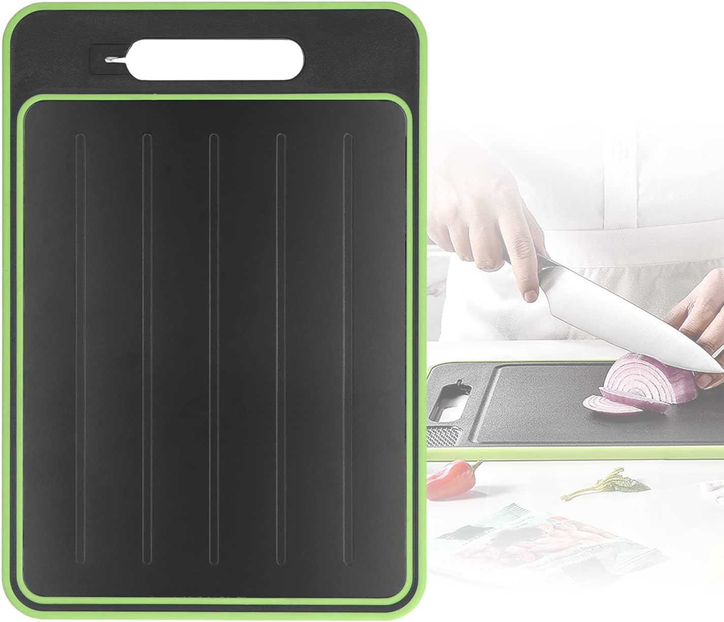 Cutting Board with Knife Sharpener, Cutting Boards with Physical