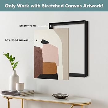 Amazon.com - FOLKOR Canvas Floater Frame for 40x40 Oil