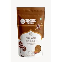 Rigel Spices | Pure Bliss of Palmyra Palm Sugar Naturally Crafted, Unbleached, and Chemical-Free Sweetness | 500 Gm