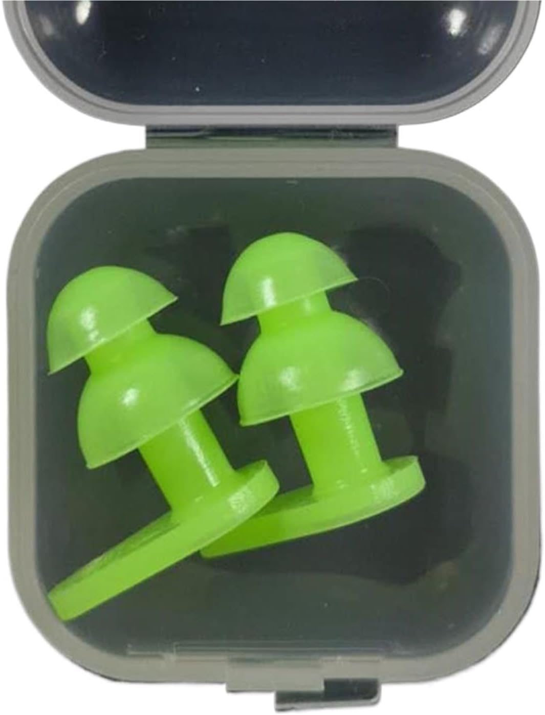 Swimming Ear Plugs 120pcs Swimming Plugs Waterproof Silicone Ear Protector for Kids Child Corded Ear Buds Tab Health Portable Clean for Adults(Black)