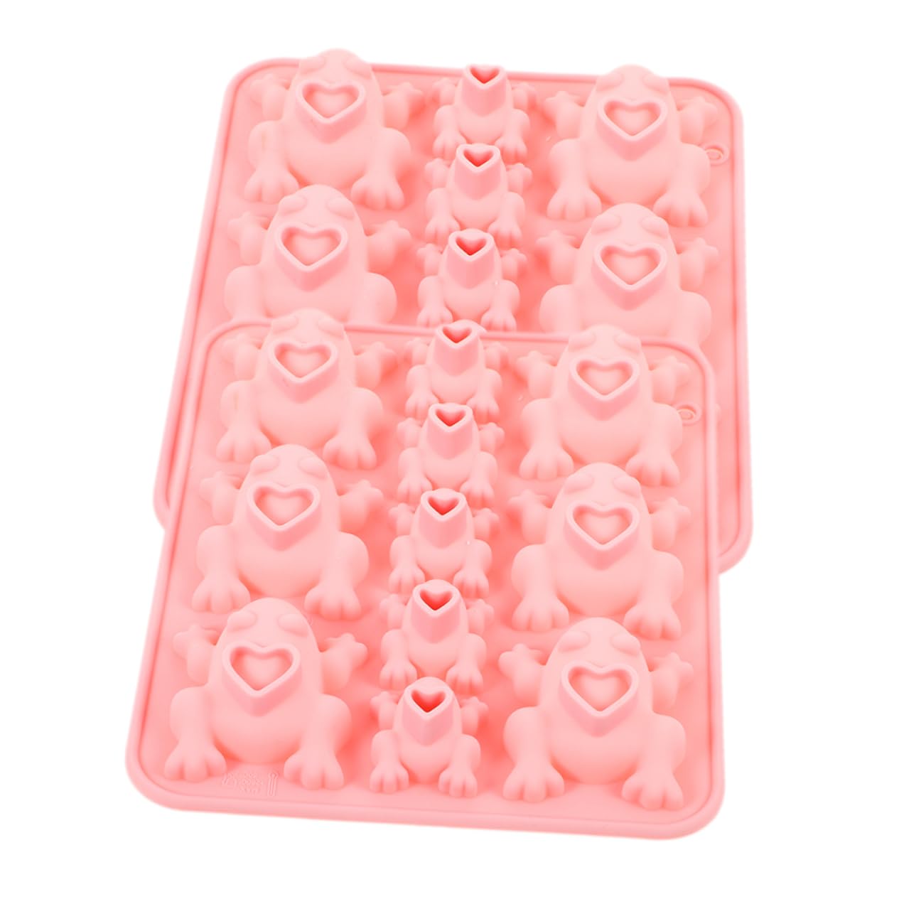Lurrose 10piezas Molde Para Chocolate Forma De Rana Para Hornear Pasteles y Dulces Molde De Diseño Divertido Para Fiestas y Celebraciones