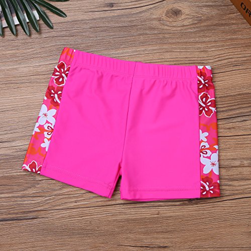 Image of iEFiEL Little Girls' Kids Summer Two Piece Boyshort Tops Tankini Kids Swimsuit Swimwear Set