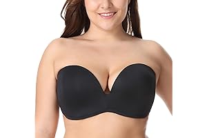 DELIMIRA Women's Strapless Bra: A Support System for Curvaceous Beauties