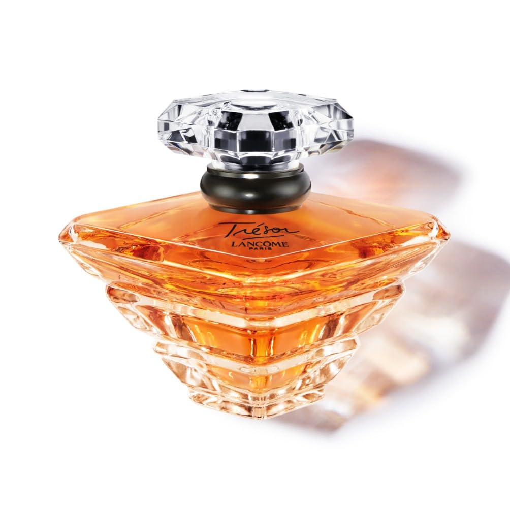 Trésor Eau de Parfum – Elegant & Romantic Women’s Fragrance with Rose, Lilac, Peach & Apricot Blossom Notes, Long-Lasting Scent
