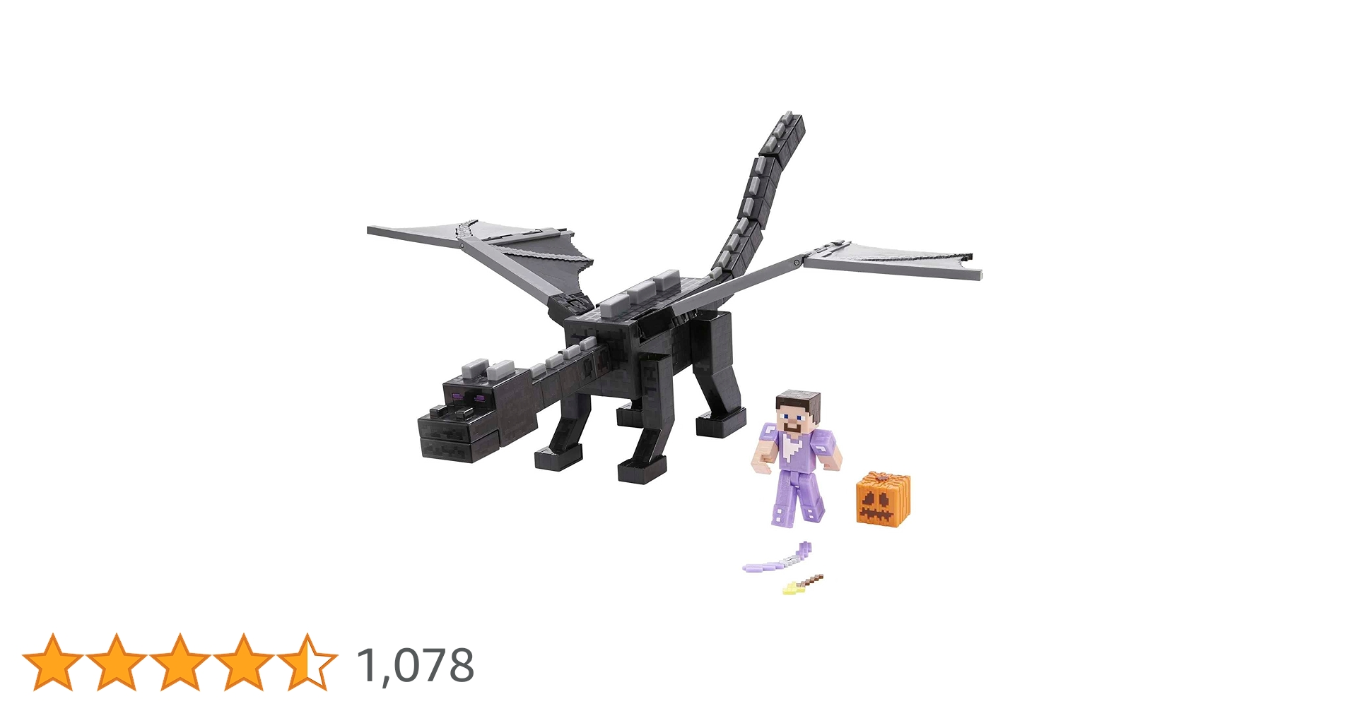 マインクラフト　アルティメイトエンダードラゴンフィギュアセット（動作確認済み） MATTEL マインクラフト(MINECRAFT) アルティメイト エンダー