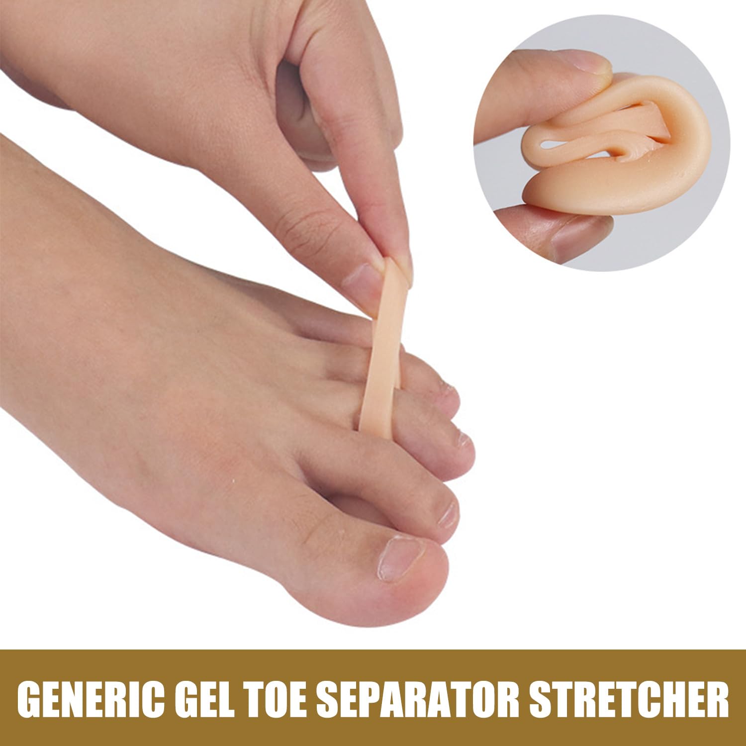 6 Paia Cuscinetti per Cresta per Dita a Martello in Gel, Tutore per la Correzione Delle Dita a Martello, Ridurre Il Dolore e Lattrito, Lavabile e Riutilizzabile, per Donne e Uomini