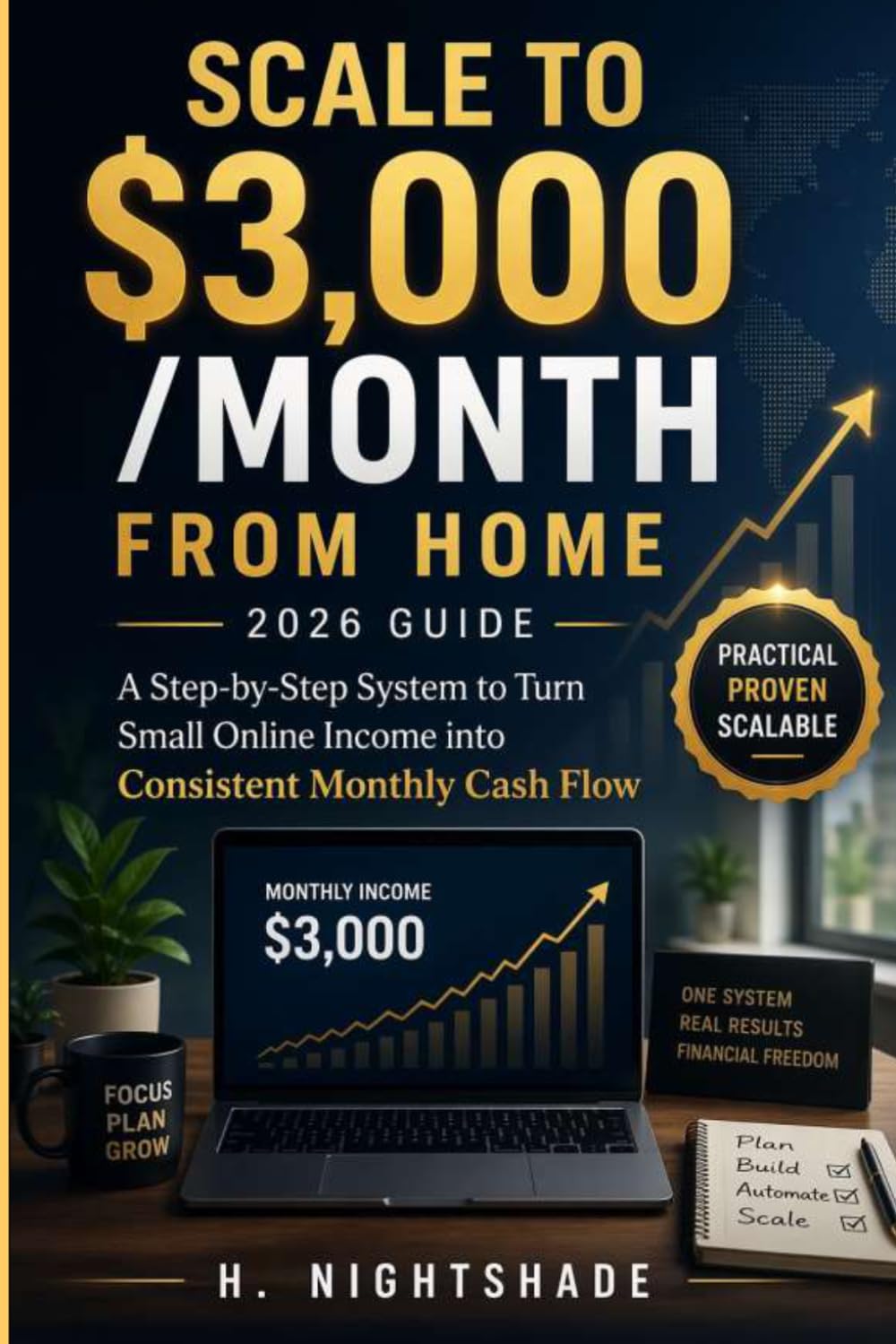 SCALE TO $3,000 /MONTH FROM HOME __2026 Guide__: A Step-by-Step System to Turn Small Online Income into Consistent Monthly Cash Flow: 4 (The Problem Solver Series)