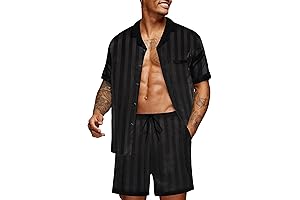 Ekouaer Men's Satin Silk Pajama Set: Comfort & Luxury for Perfect Nights