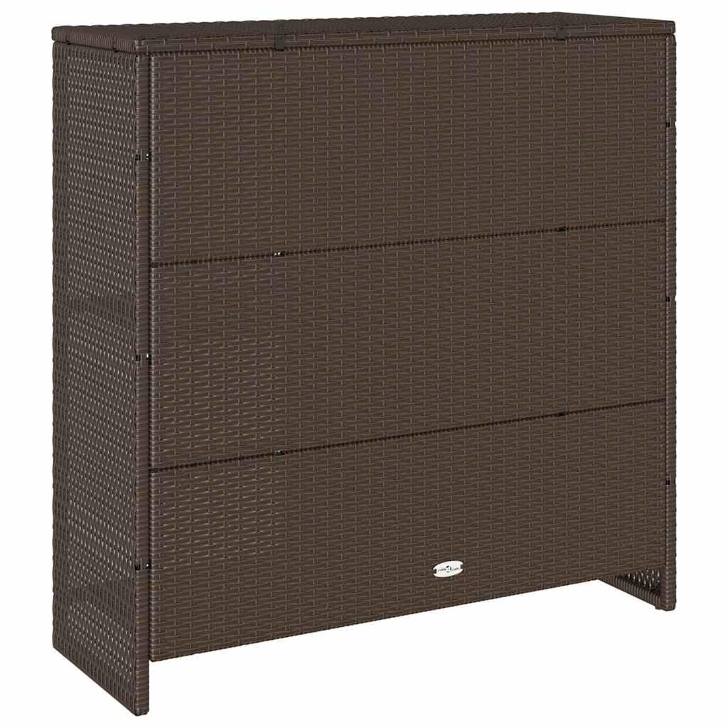 vidaXL Armoire de Rangement avec Porte Marron 100 x 36 x 102 cm Rotin, Rangement élégant pour Le Salon, Meuble en rotin Pratique, Organisateur Moderne pour Vos espaces intérieurs