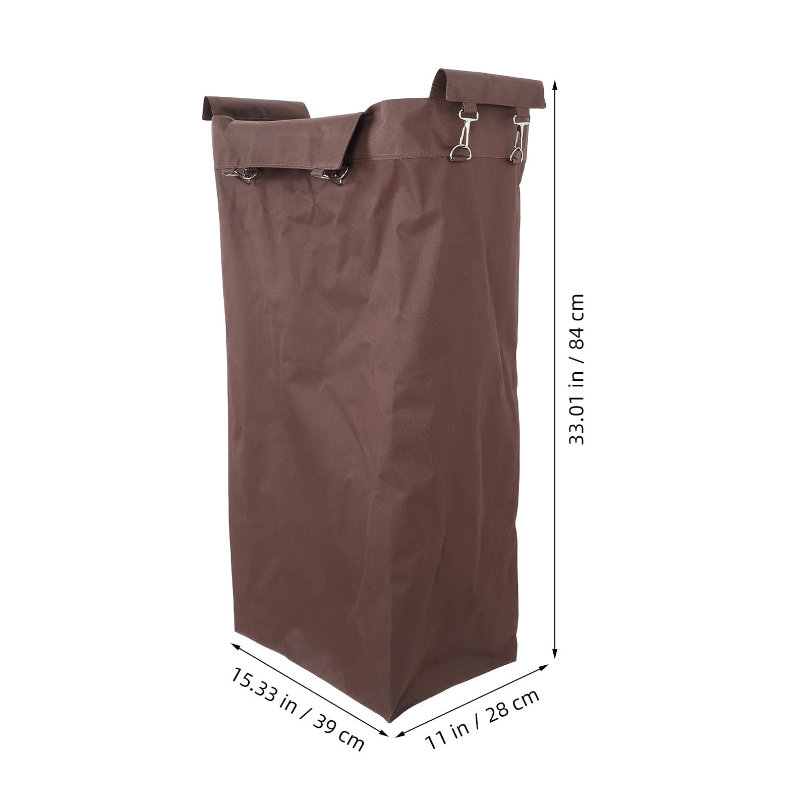 Borsa per Carrello Housekeeping Oxford Marrone, Resistente e Affidabile per Raccolta Biancheria e Panni, per Case e Hotel, Risparmio di Garantito